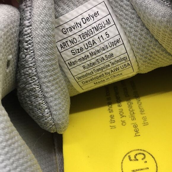 Gravity Defyer Gdefy Energiya Athletic Walking Sneakers, M 11.5 Gry/Red/Blk/Grn - Picture 7 of 16